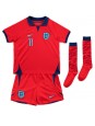 England Marcus Rashford #11 Auswärts Trikotsatz für Kinder WM 2022 Kurzarm (+ Kurze Hosen)